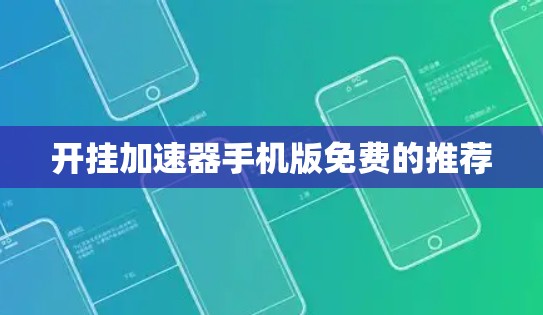 开挂加速器手机版免费的推荐 开挂加速器手机版免费的推荐
