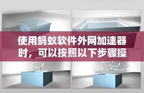 使用蚂蚁软件外网加速器时,可以按照以下步骤操作 使用蚂蚁软件外网加速器时,可以按照以下步骤操作