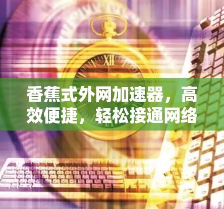 香蕉式外网加速器，高效便捷，轻松接通网络