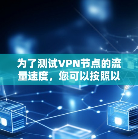 为了测试VPN节点的流量速度，您可以按照以下步骤操作