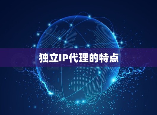 独立IP代理的特点